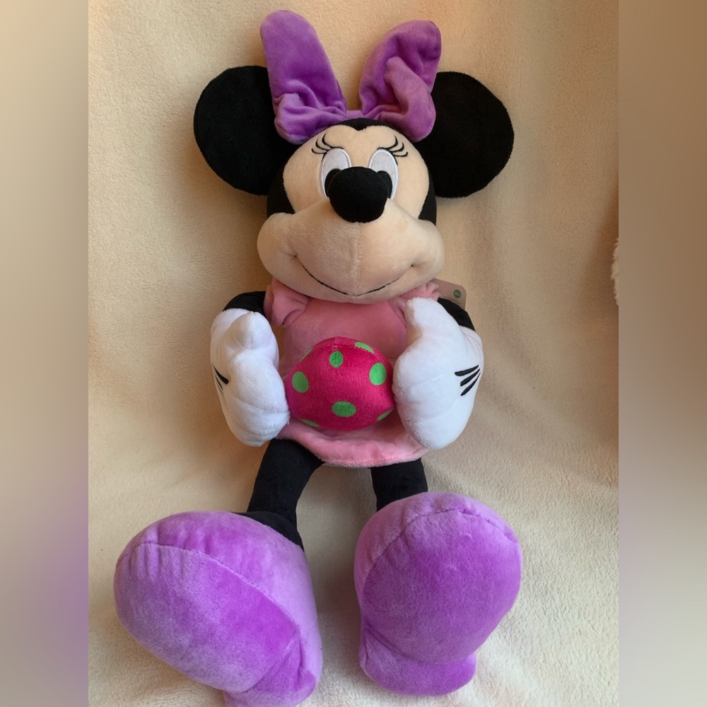 Minnie Mouse Disney Baby with Easter Egg Plush Toy